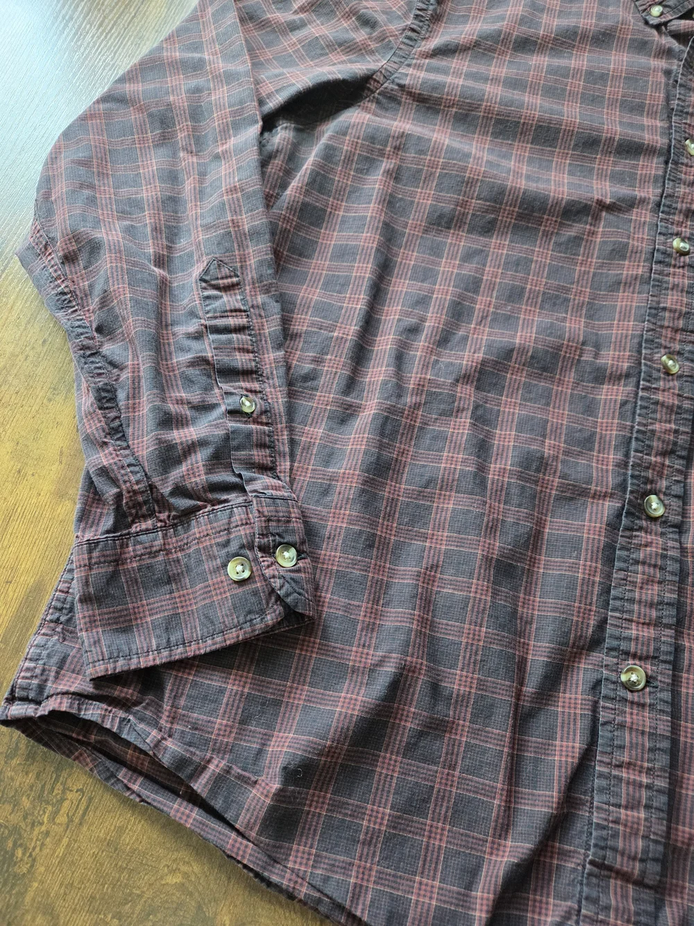 Banana Republic Mens Regular Fit Untucked Button Up Shirt 100% Cotton Size Large
